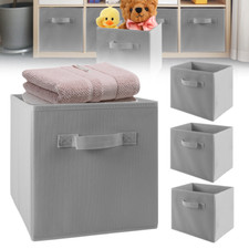 4/8/12/16er Set Aufbewahrungsbox Spielkiste Regalkorb Faltkiste Korb Stoff Box