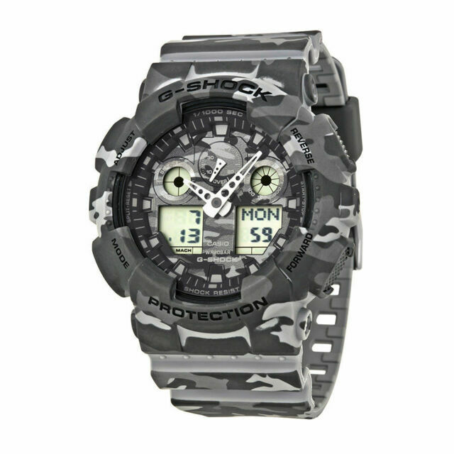 g shock camouflage grey