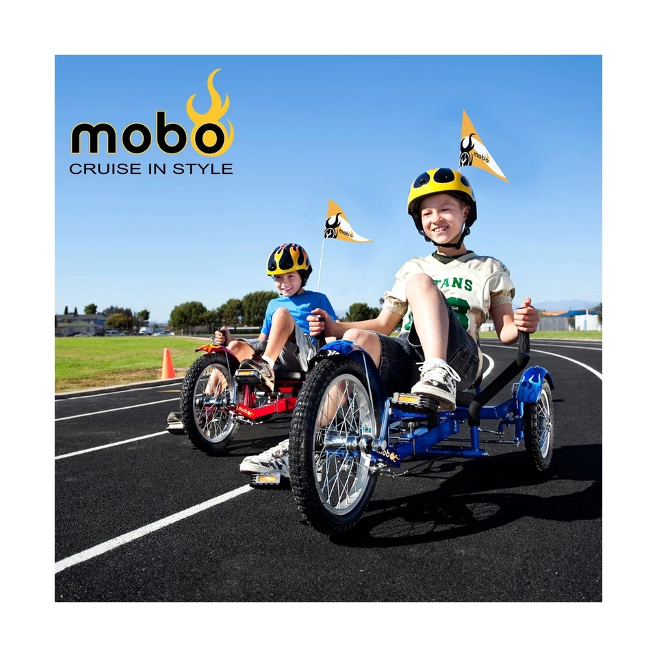 Mobo Triton Pedal Go Kart Trike. Kids 3-Wheel Bike. Youth Cruiser Tricycle Pink - Image 2 of 4