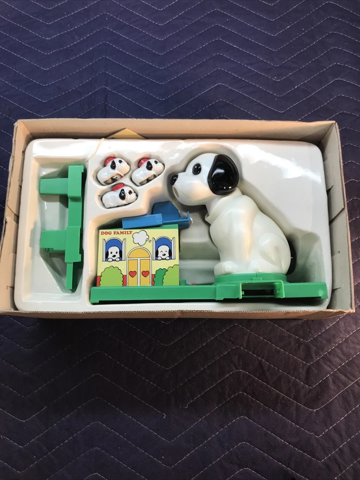 Vintage BLUE-BOX Puppy Go Around Parts Only Does Not Work Correctly As Is!!** - Image 4 of 4