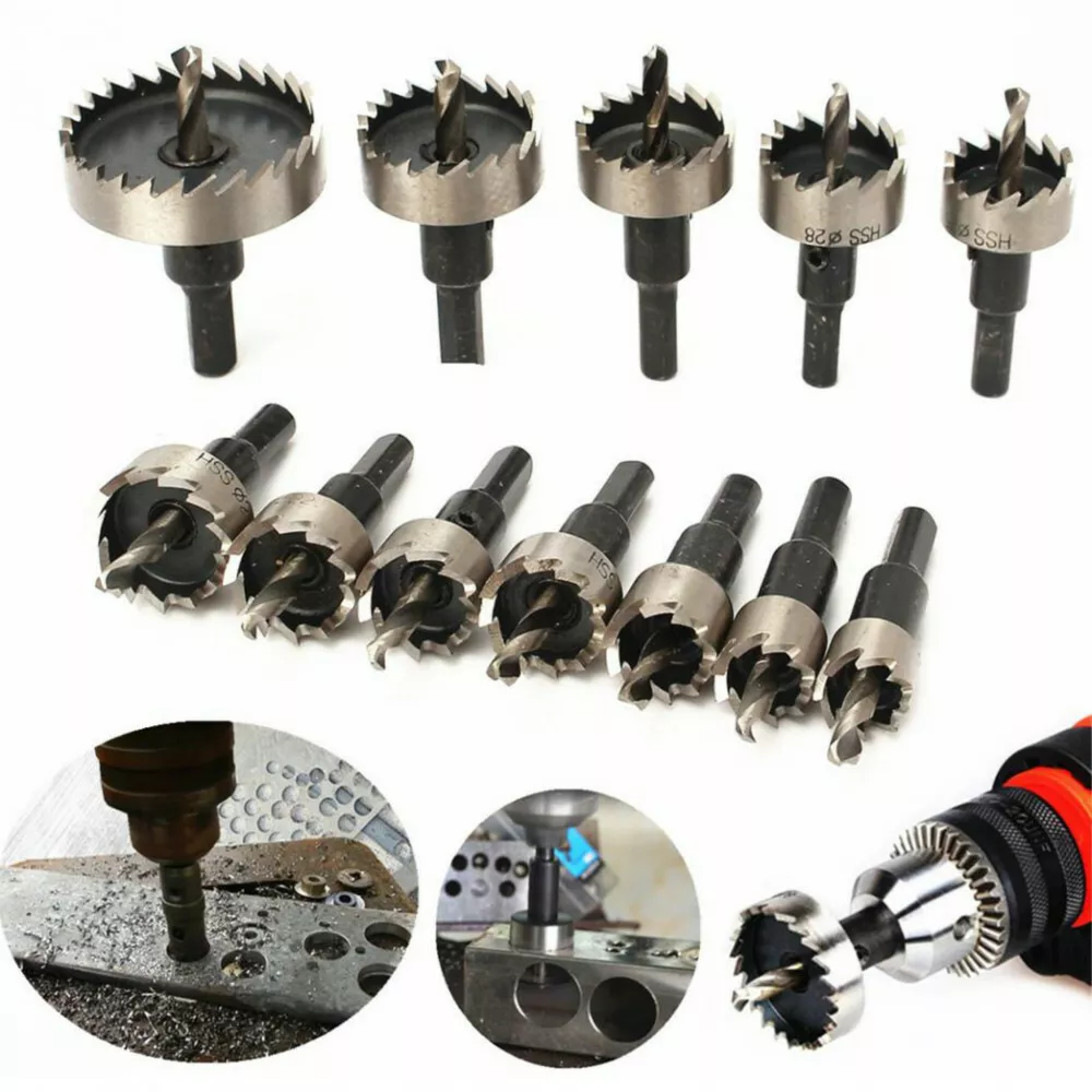 25mm Hss Drills Bit Hole Saw Cutter Set For Cuttting Stainless