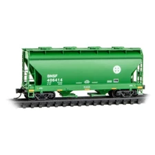 Micro Trains ~ N Scale ~ 2-Bay Covered Hopper ~ BNSF #406414 ~ 09200610