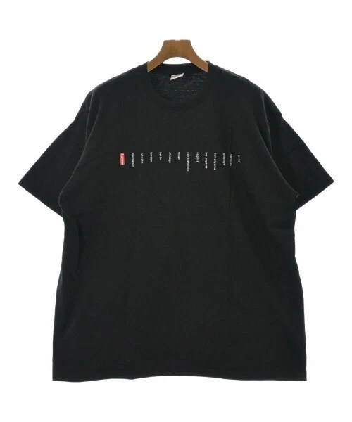 T shirts Supreme/coupe et couture noir XL 2200542931307