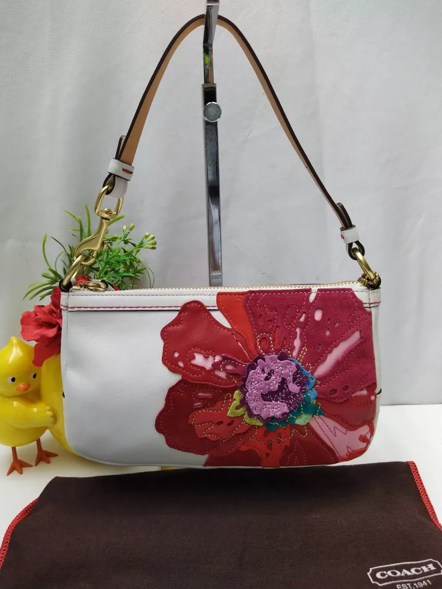 Coach bag shop with flowers