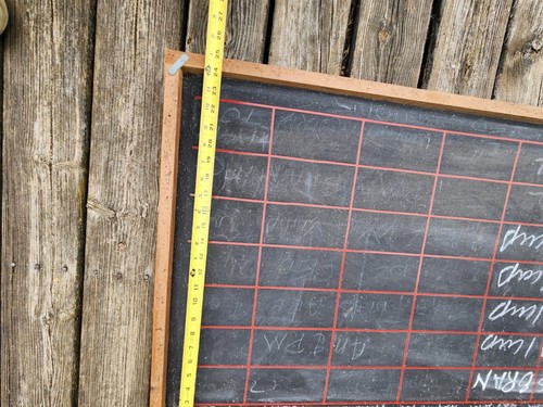 Horse Stall Chalkboard Farmhouse Decor Farm Barn Feeding Schedule 25x49 Vintage - Picture 7 of 24