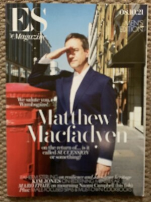 MATTHEW MACFADYEN SUCCESSION   ES Magazine 8/10/2021 COVER+4 PAGE FEATURE  MINT