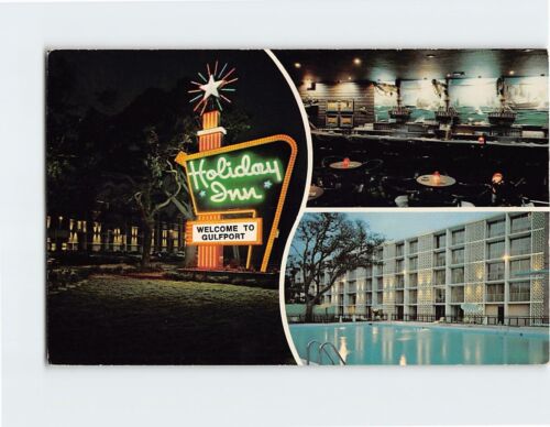 Postcard Holiday Inn Gulfport Mississippi USA - Picture 1 of 2