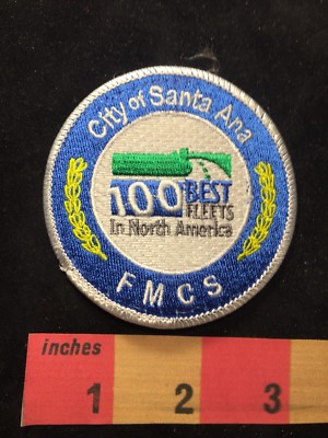 FMCS CITY OF SANTA ANA - 100 Best Fleets In North America California Patch S85D