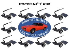 NOSR GM Fender Door Quarter Body Side Belt Molding Trim Clips Fasteners 10pcs PH