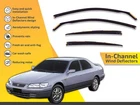 Wind Deflectors In Channel For Toyota Camry 1996-2000 4-Pcs Visors Rain Guard