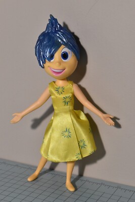 Disney Pixar Joy INSIDE OUT Doll Squeeze Legs with Sound Wave Arms Tomy Toy