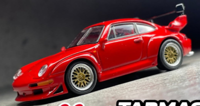 Tarmac 1/64 PORSCHE 911 (993) GT2 Diecast Model Car -RED- | eBay