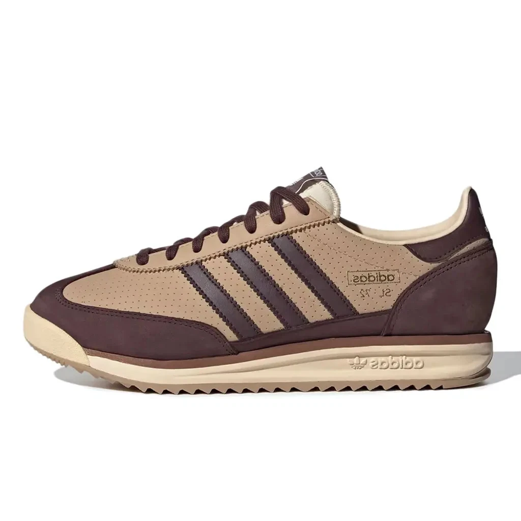 MENS ADIDAS ORIGINAS SL 72 RS RETRO TRAINERS - ALL SIZES -SANDSTONE BROWN JH5095
