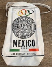 Vintage Mexico 1968 Olympics Vinyl Shoulder B...