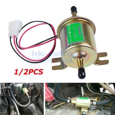 12V Inline Fuel Pump Electric Transfer Low Pressure Gas Diesel Fuel Pump HEP-02A