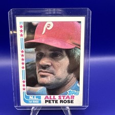 1982 Topps - All-Star Pete Rose #337 Reds Mint Razor Sharp Centered High Grade