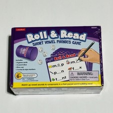 Lakeshore Learning Roll  Read Short Vowel Phonics Game NEW AGE 6 SEALED