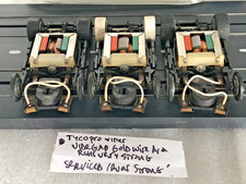 TycoPro 1.5 Gold Pan Wiper Slot Car Chassis LOT of 3 very clean run strong L K