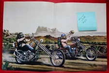 Easyriders Magazine David Mann Centerfold only #62 August 1978 Near Mint Cond.