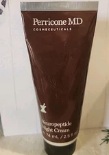 Perricone MD Neuropeptide Night Facial Cream 2.5 NO SEAL NO BOX SCUFFED TUBES