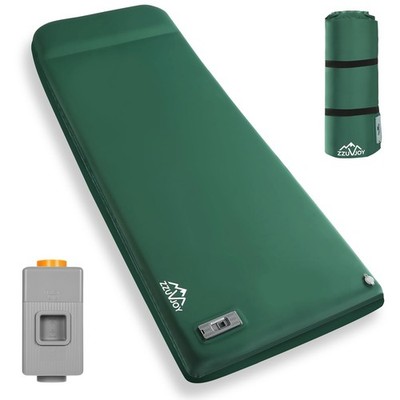 Memory Sleeping Pad with Pump, 3.15'' Ultra-Thick Foam Sleeping Mats for Campi...