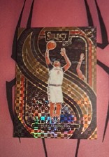 2024-25 Panini Select - Premier Level Bub Carrington #197 Bronze Checker...