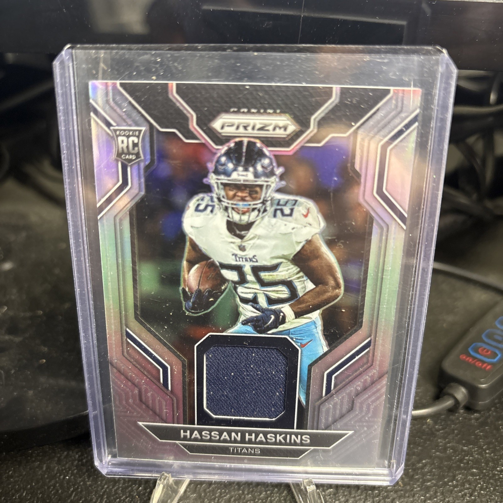 Hassan Haskins Panini Prizm Rookie Gear #RGHH Base