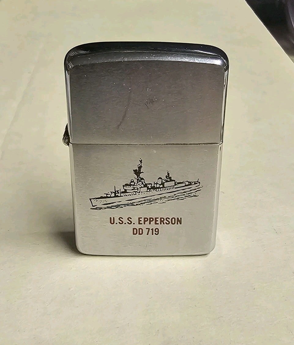 US NAVY ベトナム　戦争　ライター　ZIPPO 1973 Vietnam War USS Denver LPD-9 Commemorative Zippo