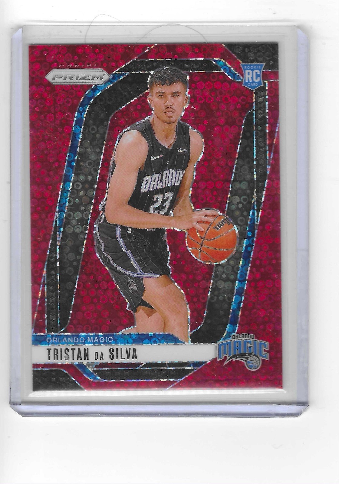 2024 Prizm Basketball - Tristan Da Silva #256 Rookie Red Disco /100