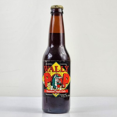 Vtg Wally Pop 12 oz. Bottle Fountain Style Soda Sealed Cincinnati Ohio Alligator
