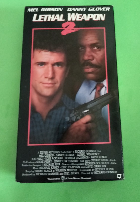 Lethal Weapon 2, 1989 VHS ,Mel Gibson ,Danny Glover 