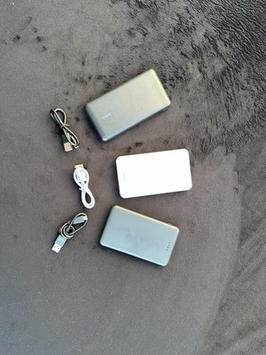 3 Power Banks - Belkin BPB011, 2 Pack HX60S9 Portable Charger Power Bank 10000mA