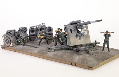 Forces of Valor 1/32 German Krupp Flak 36 & Flak Rohr 36 Sd. 202 T/V - 801008A