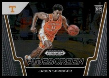 2021 Panini Prizm Draft Picks #8 Jaden Springer Rookie Widescreen Tennessee