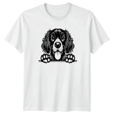 Verspielte Hundepfoten Tiere Hunde Herren T-Shirt Damen Tee Grafik Oberteil