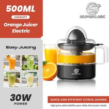 SUPERLEX Juicer Citrus Squeezer Machine Juice Press 500ml Orange Lemon Extractor