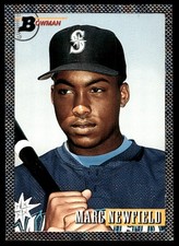 Marc Newfield 1993 Bowman #372 Mariners MLB READ FREE SHIPPING AutographDen