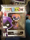 Teen Titans Go Raven Signed Funko 108 by Tara Strong with JSA COA