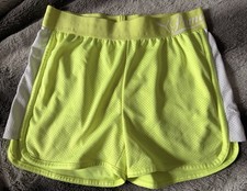 Puma girls Yellow/white Athletic Short XL