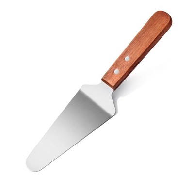 New Star Foodservice Stainless Steel Pie Server with Wood Handle, 10-Inch Restau