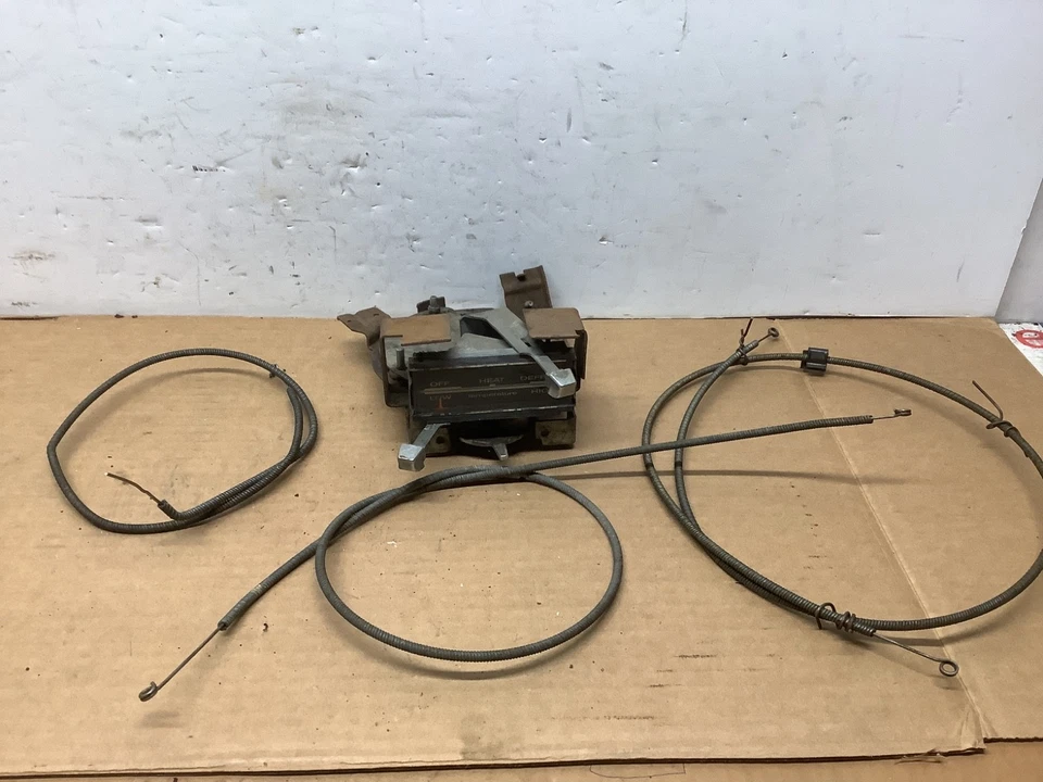 MOPAR 1965 1966 PLYMOUTH FURY3 道奇 POLARA 加热器控制和电缆 OEM — 第 2/4 张图片