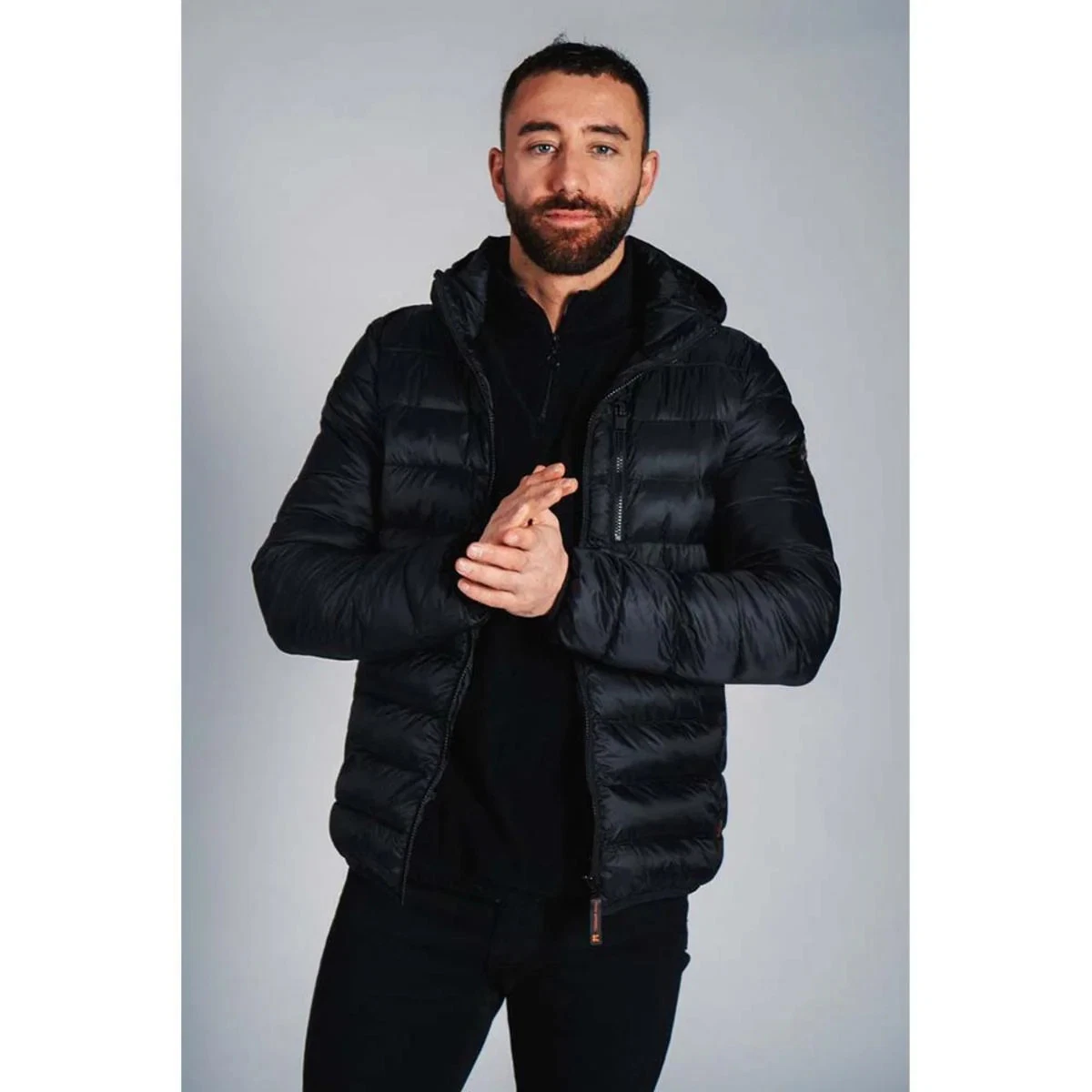 8K Flexwarm 5V Men's Heated Jacket with Removable Hood
