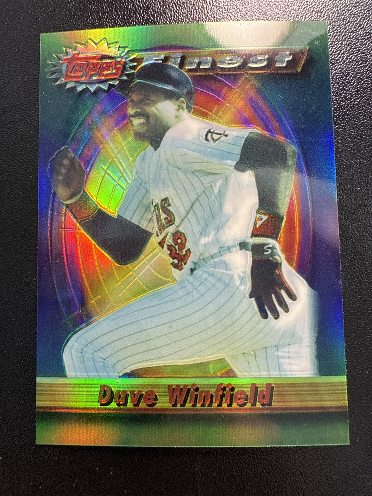 1994 Topps Finest ⚾️ Dave Winfield Refractor #215 Twins