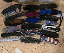 50 Pack Pocket Knives Folding Survival Knife for EDC Camping Christmas Gift