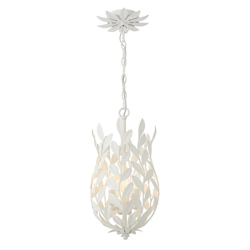 Crystorama Broche 3 Light Mini Pendant, Matte White - 563-MT - Picture 1 of 1