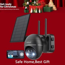 ieGeek 360  Wireless Outdoor PTZ Security Camera WiFi Battery Powered CCTV Cam