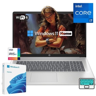  HP Laptop 17.3'' FHD Touchscreen Backlit PC Intel Core i7 UpTo 64GB RAM 2TB SSD