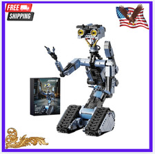 New 1176Pcs Johnny 5 Robot Building Set RC Rechargeable STEM Model Kit