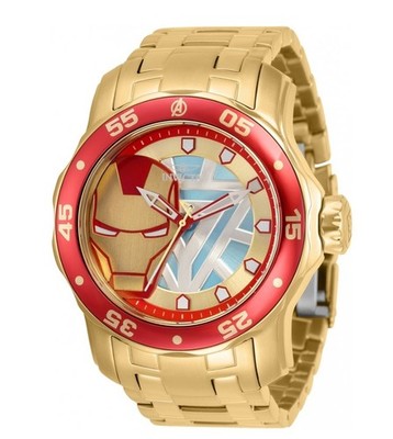 Invicta Marvel Ironman Men's 48mm Limited Pro Diver Scuba Quartz Watch 32423