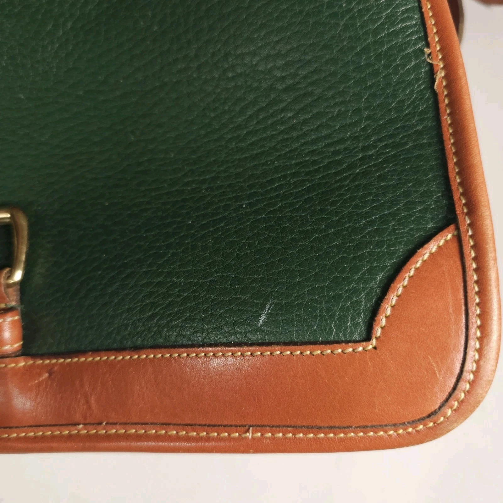 DOONEY & BOURKE borsa a tracolla verde per tutte le stagioni in pelle con ciottoli USA